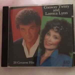 Conway Twitty and Loretta Lynn 20 Greatest Hits CD